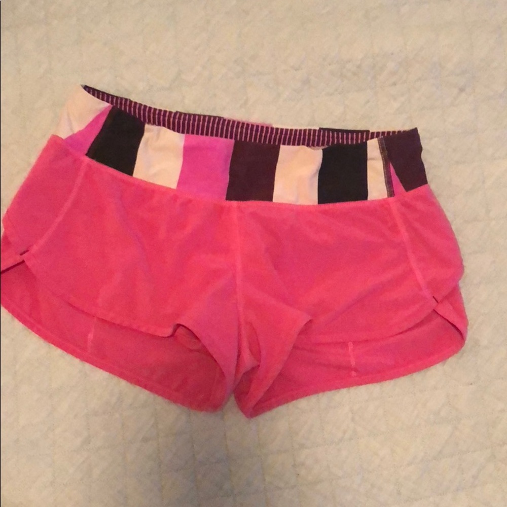 Lululemon speed shorts